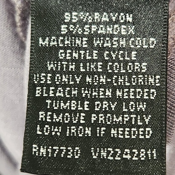 Massimo Purple Waterfall Top Open Front Cardigan Women's Size XL - Picture 5 of 5